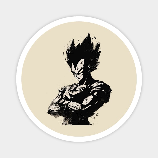 vegeta Magnet by pokermoment